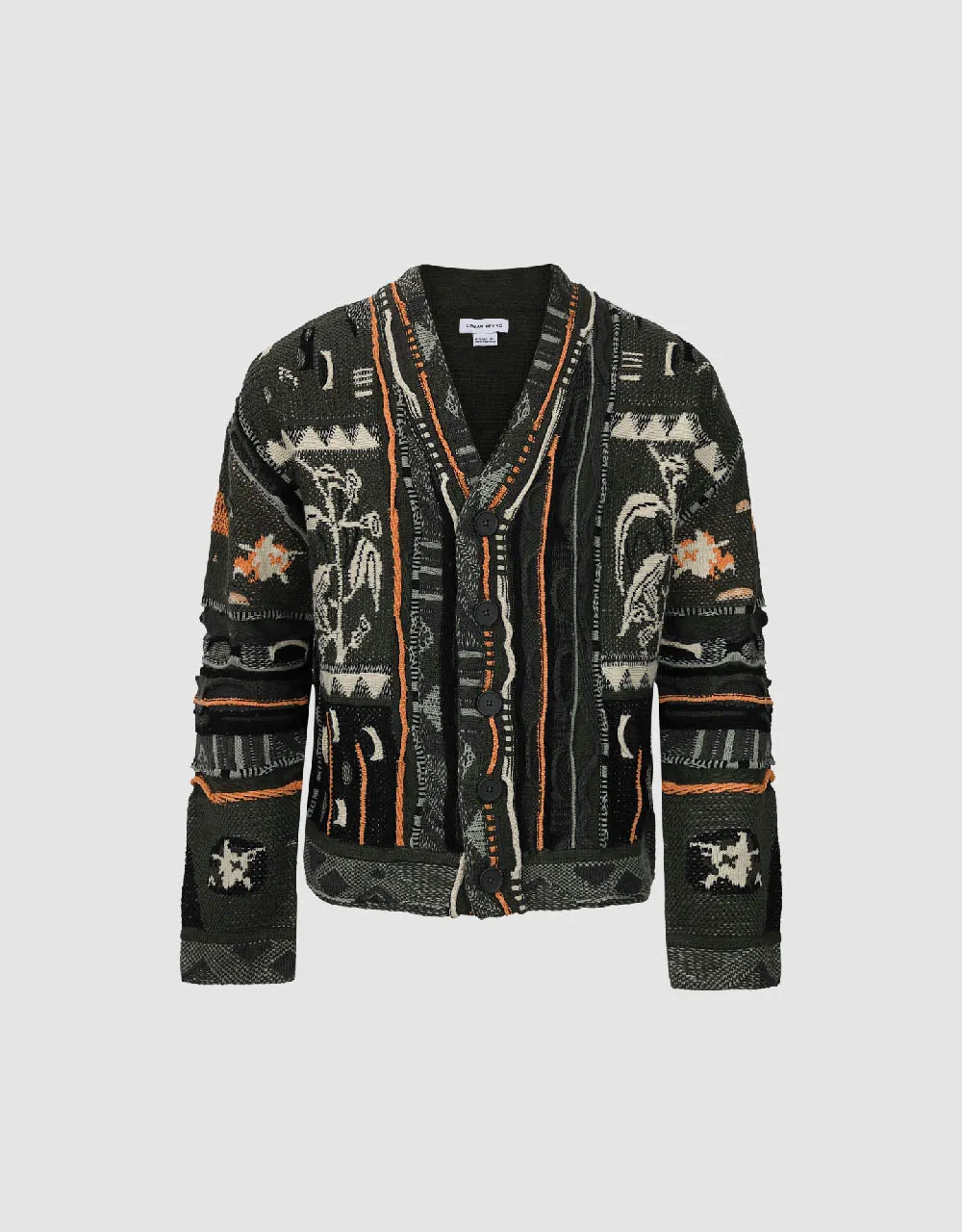 Embroidered V-Neck Knitted Cardigan sold by Urban Revivo product image thumbnail 2