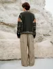 Embroidered V-Neck Knitted Cardigan sold by Urban Revivo
