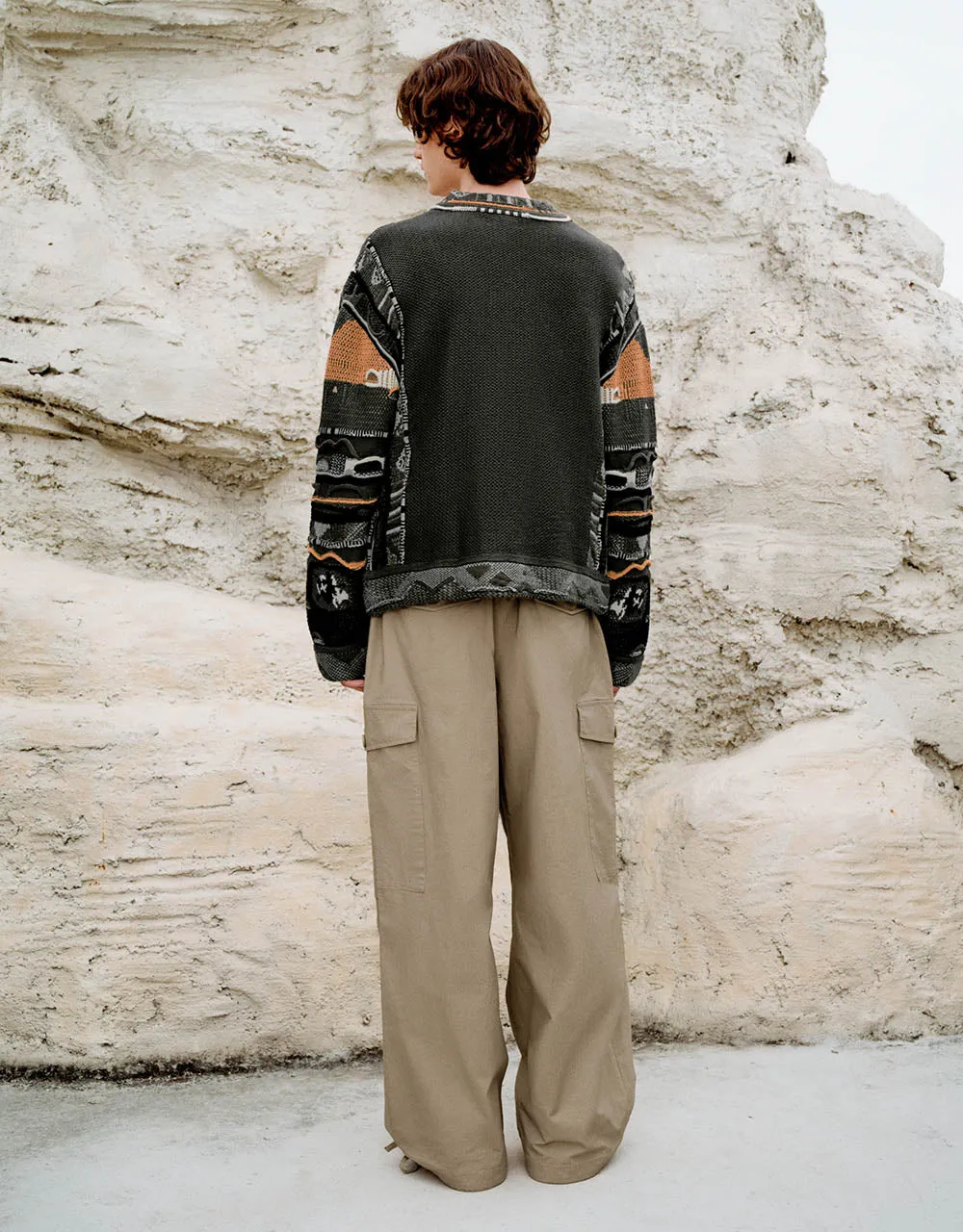 Embroidered V-Neck Knitted Cardigan sold by Urban Revivo product image thumbnail 5