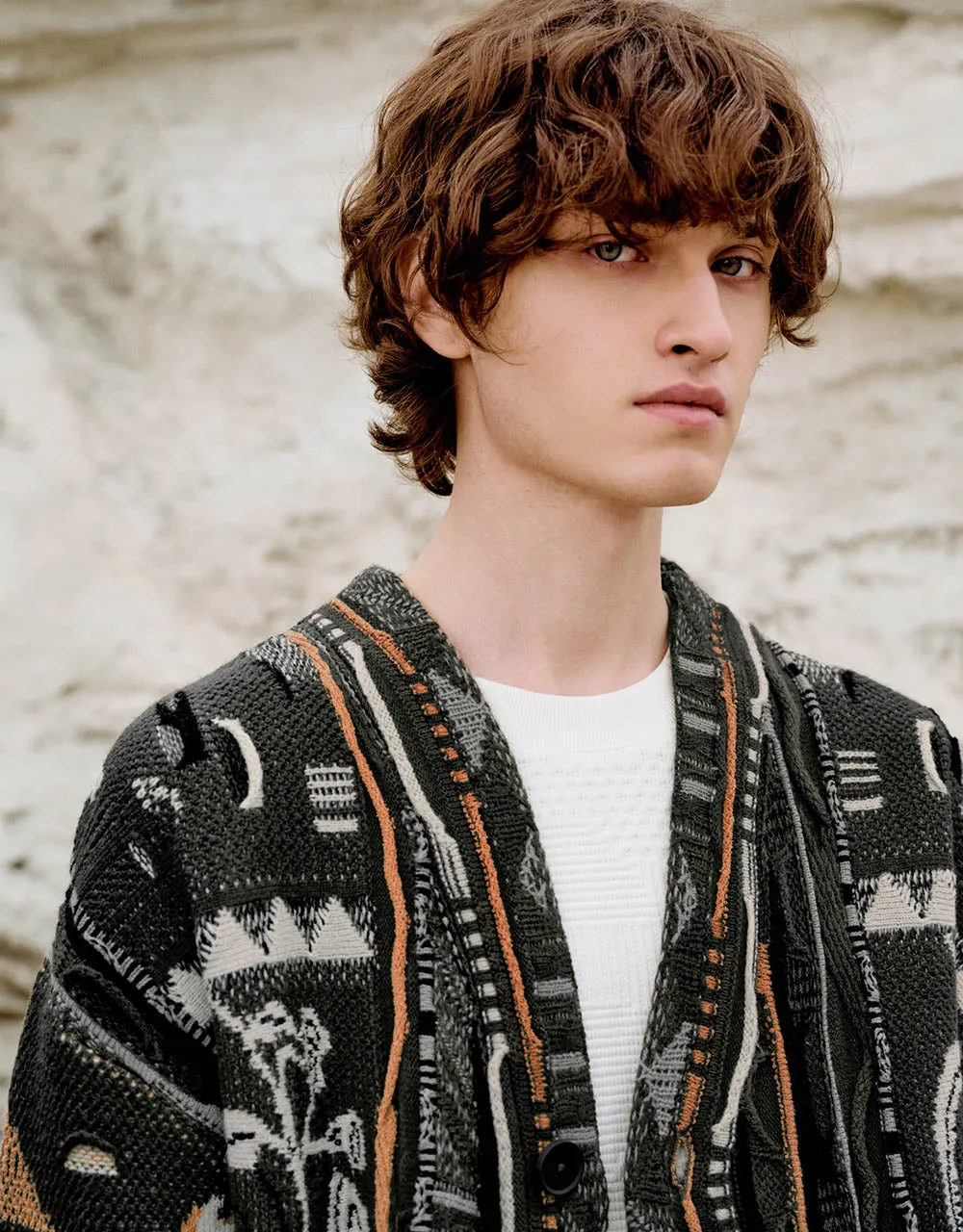 Embroidered V-Neck Knitted Cardigan sold by Urban Revivo product image thumbnail 4