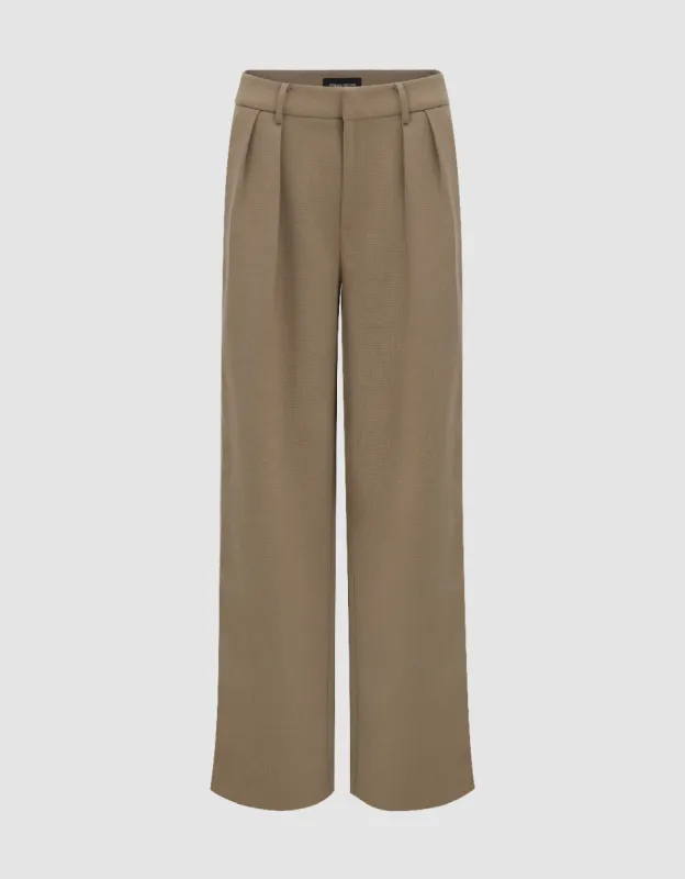Tailored Wide-Leg Pants sold by Urban Revivo