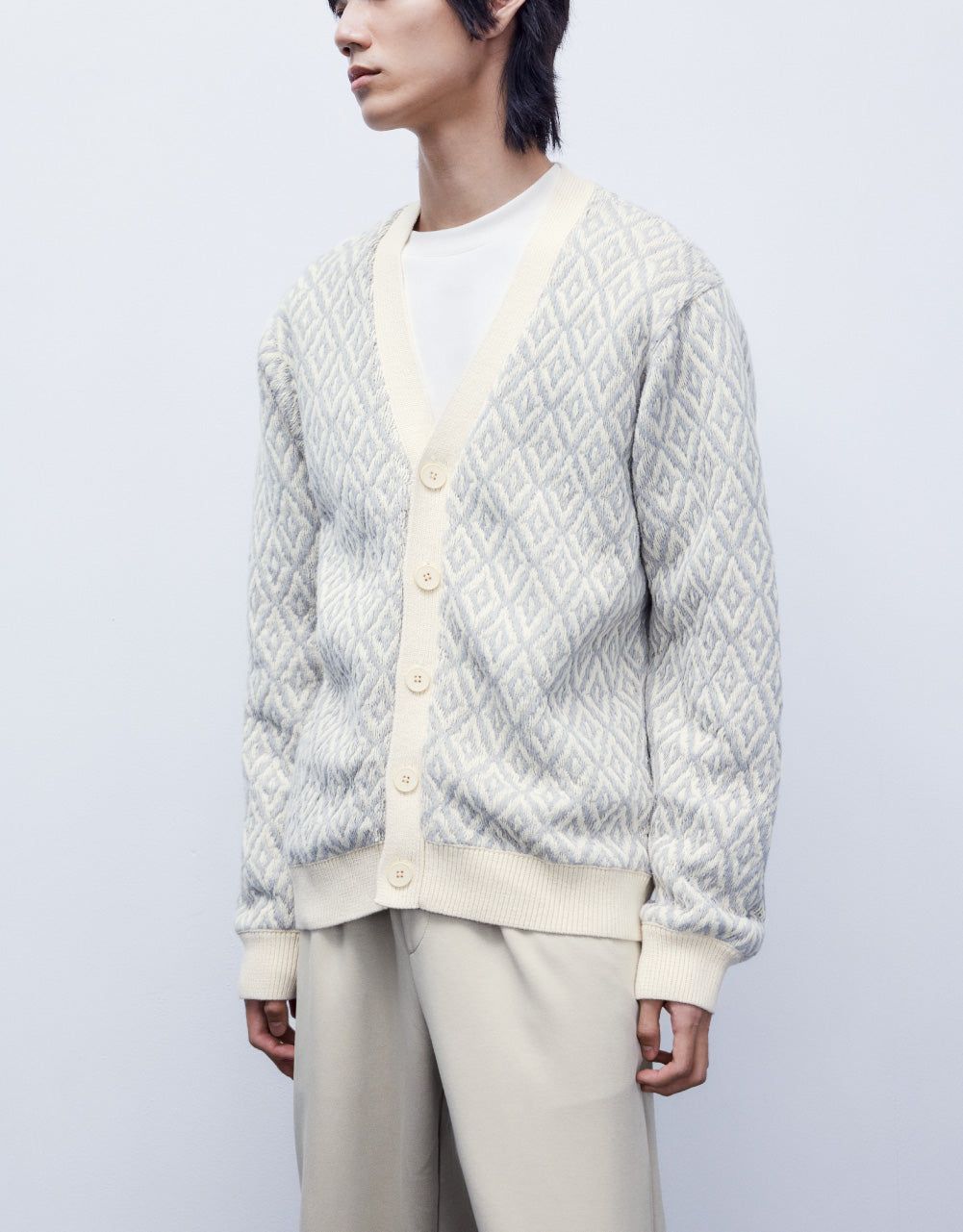 Printed Knit Cardigan sold by Urban Revivo product image thumbnail 3