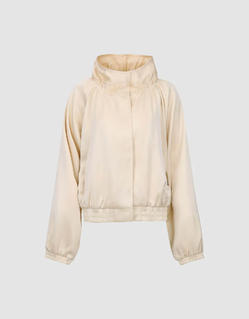 Raglan Sleeve Balloon Jacket sold by Urban Revivo product image thumbnail 2