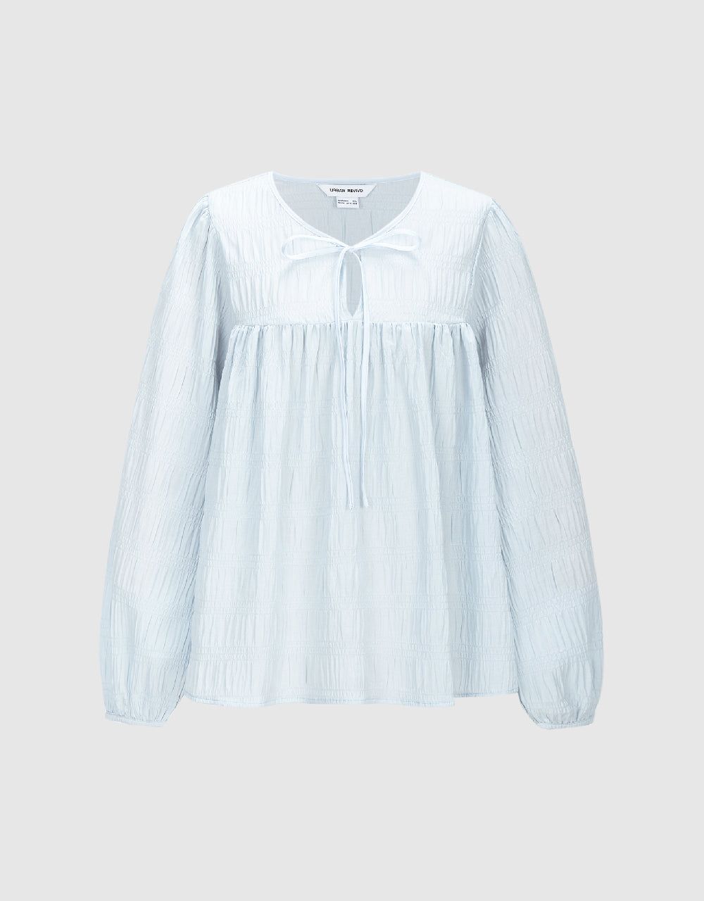 Textured Crew Neck Overhead Shirt sold by Urban Revivo product image thumbnail 2