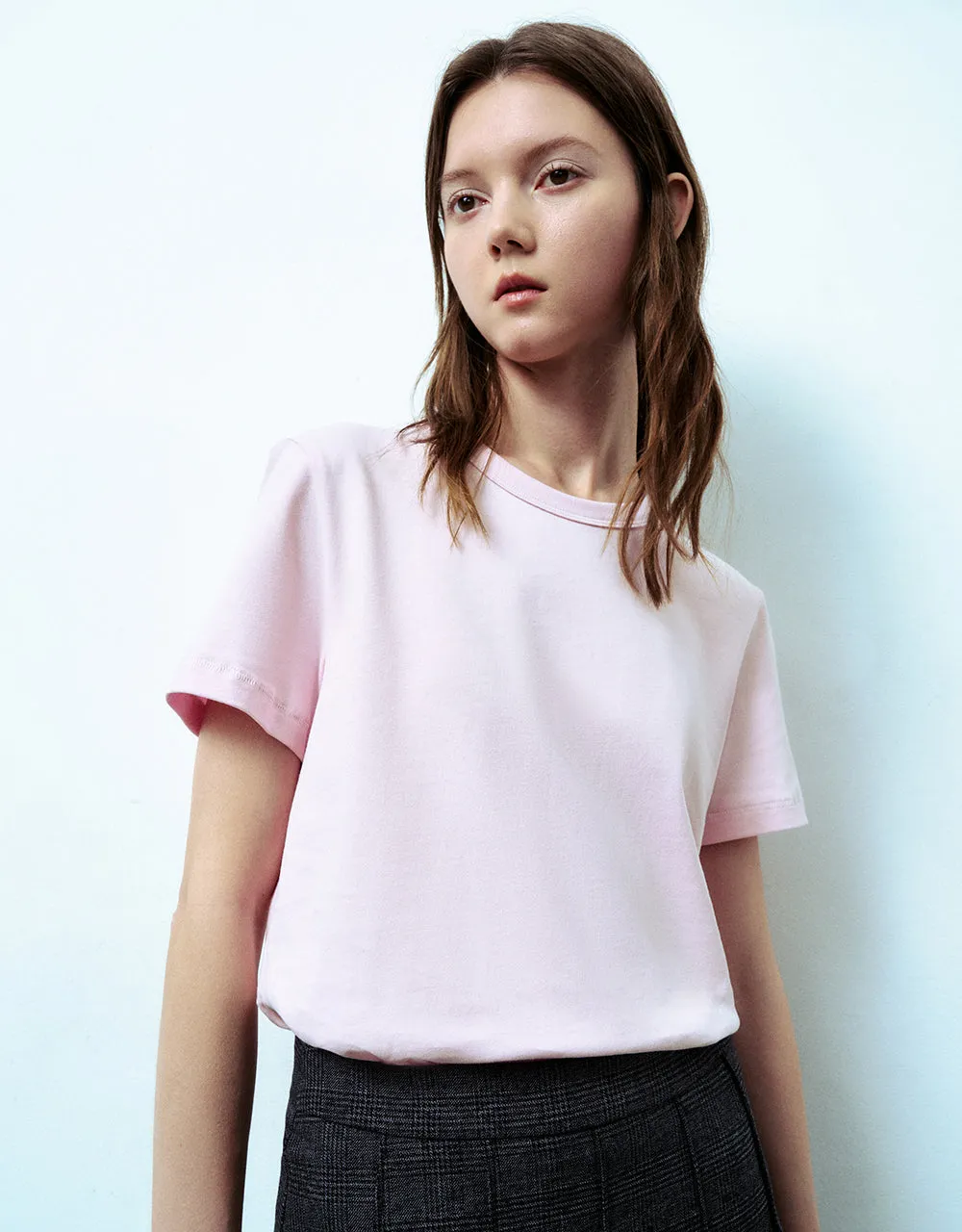 Basic Crew Neck T-Shirt sold by Urban Revivo product image thumbnail 3