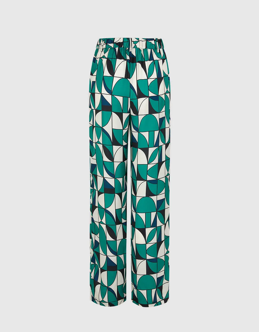 Geometric Print Wide Leg Pants sold by Urban Revivo product image thumbnail 3