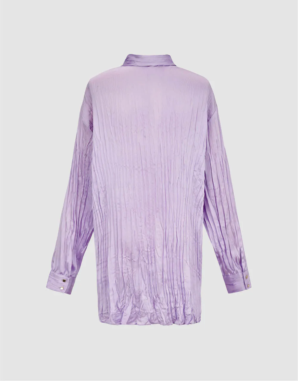 Ruched Button Up Straight Shirt sold by Urban Revivo product image thumbnail 5