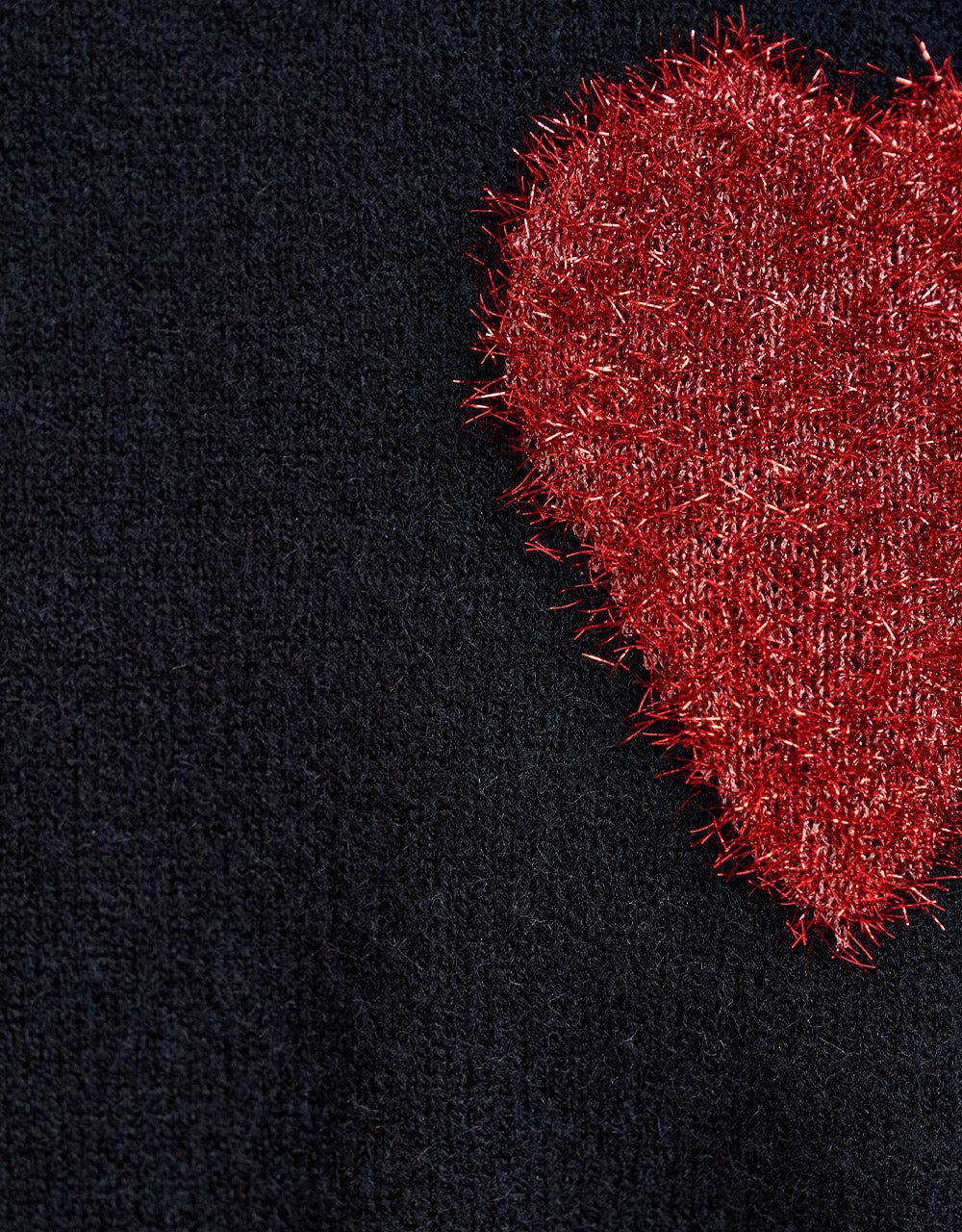 Heart Detail Crew Neck Sweater sold by Urban Revivo product image thumbnail 3
