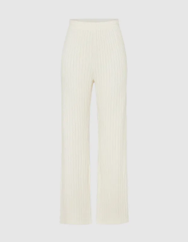 Elastic Waist Wide-Leg Pants sold by Urban Revivo