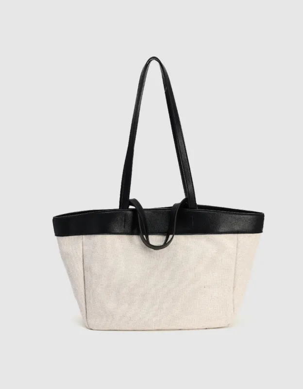 Linen Tote Bag sold by Urban Revivo
