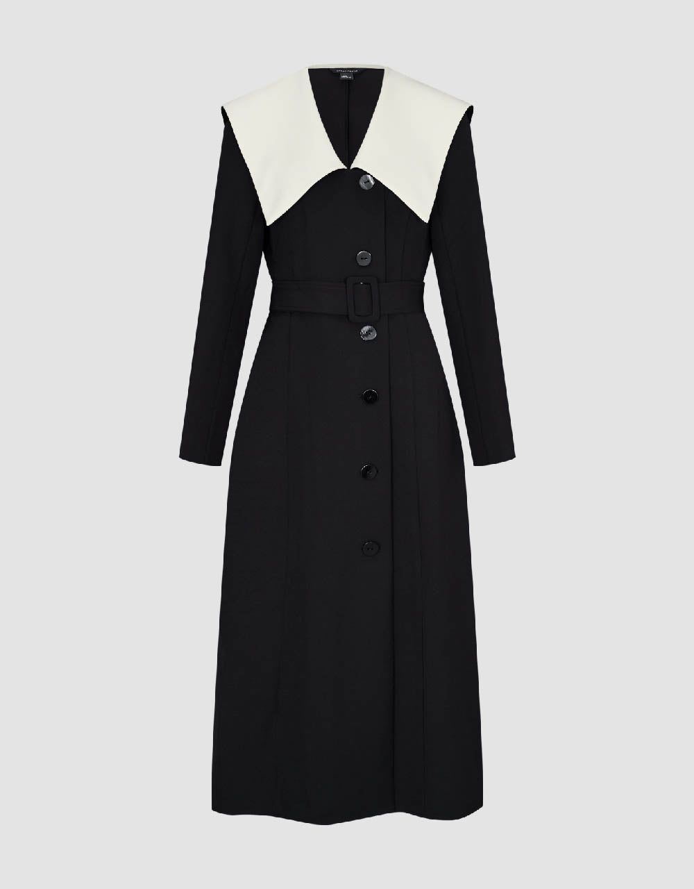 Lapel Skater Dress With Belt sold by Urban Revivo product image thumbnail 2