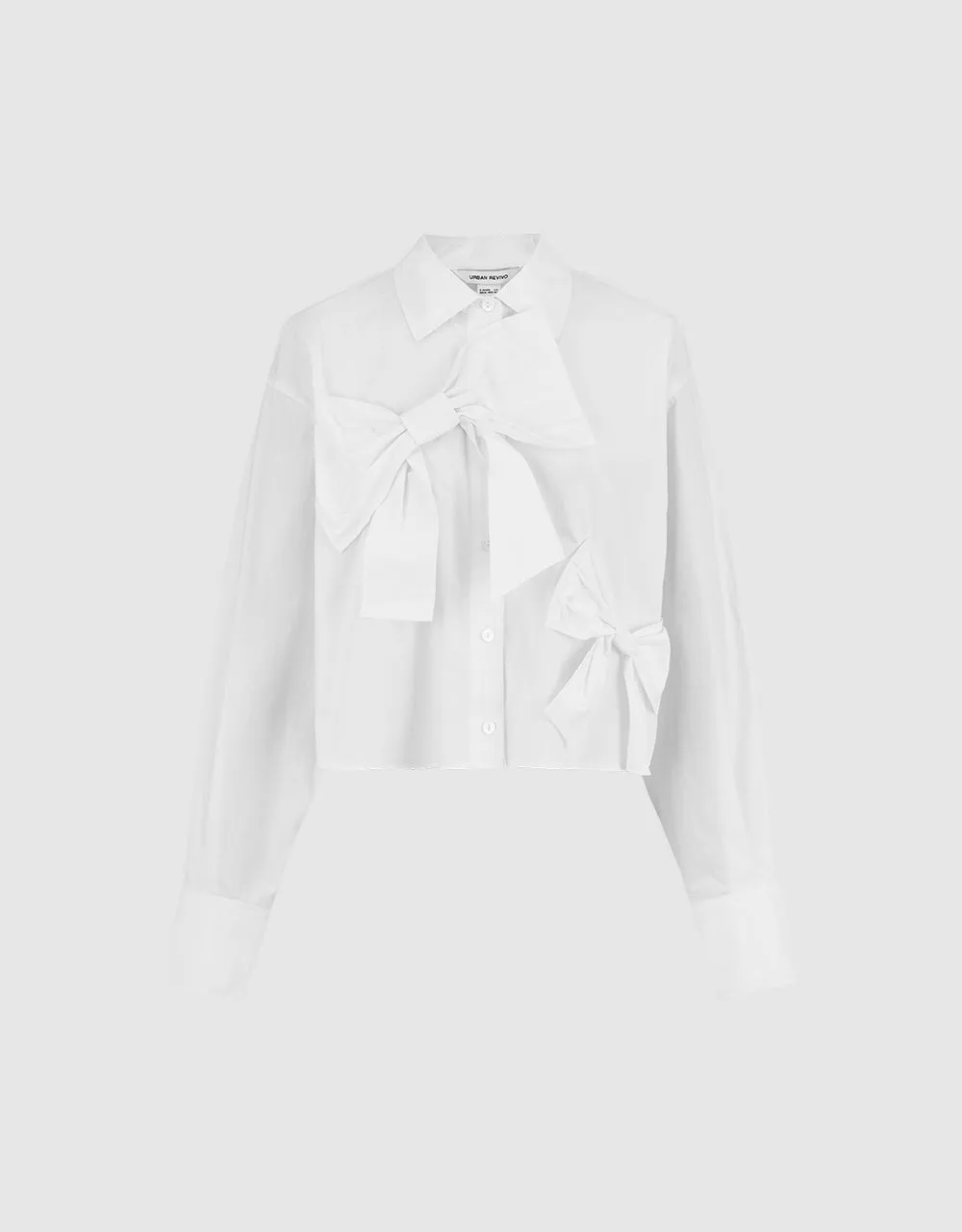 Bow Décor Straight Shirt sold by Urban Revivo product image thumbnail 2