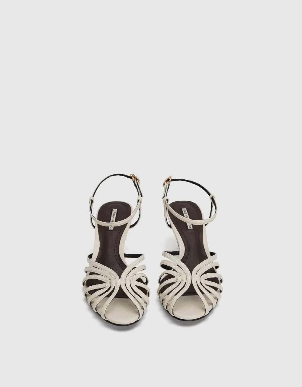 Heeled Round Toe Sandals sold by Urban Revivo product image thumbnail 3