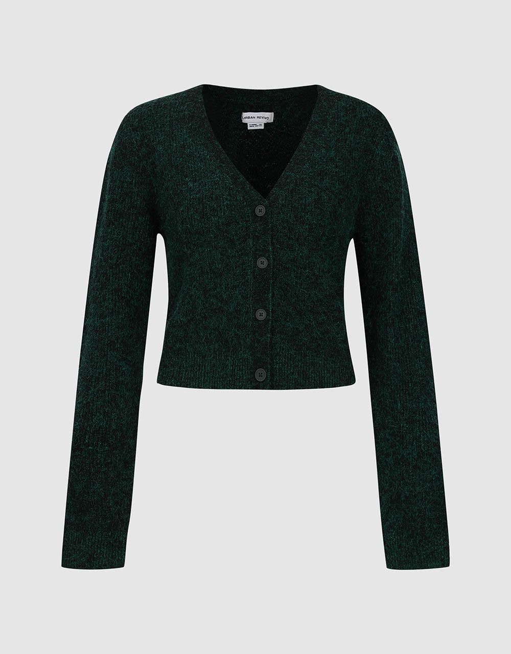 V-Neck Knitted Cardigan sold by Urban Revivo product image thumbnail 2