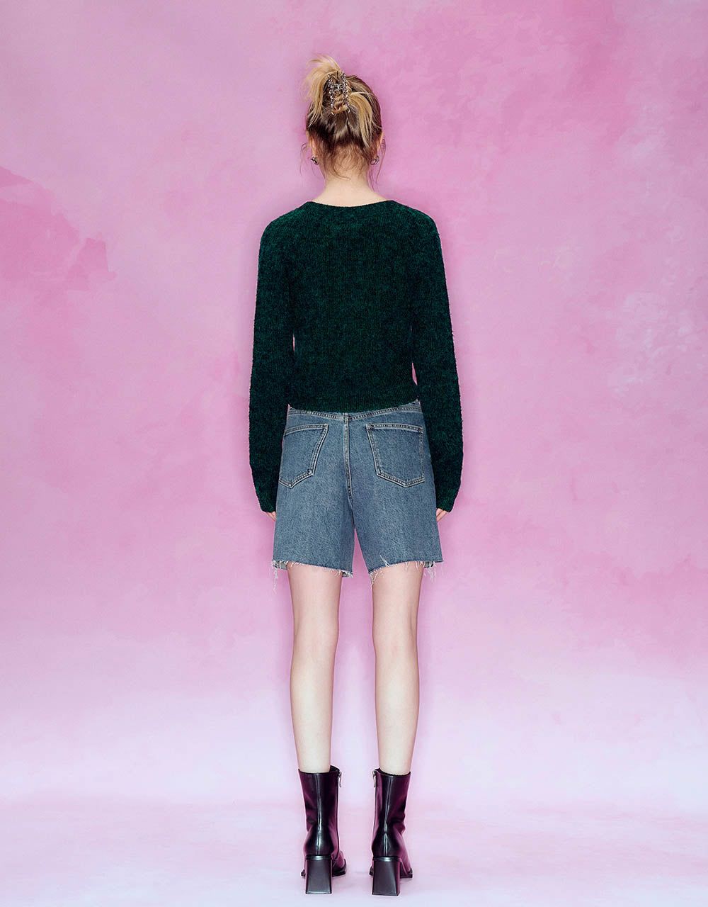 V-Neck Knitted Cardigan sold by Urban Revivo product image thumbnail 4