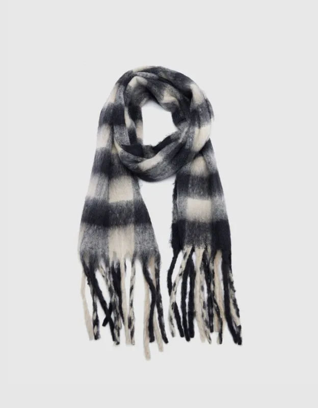 Plaid Long Scarf sold by Urban Revivo