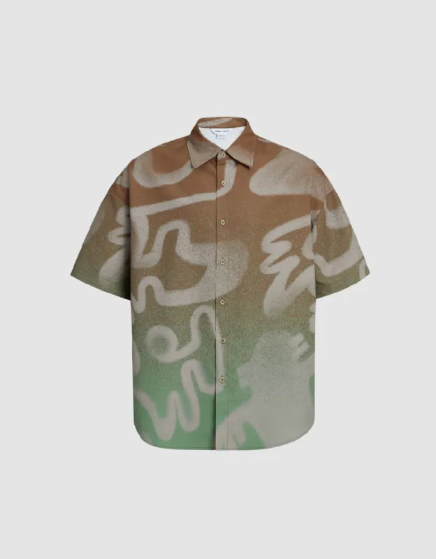 Printed Loose Shirt sold by Urban Revivo