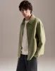 Drop Shoulder Sleeve Woolen Jacket sold by Urban Revivo