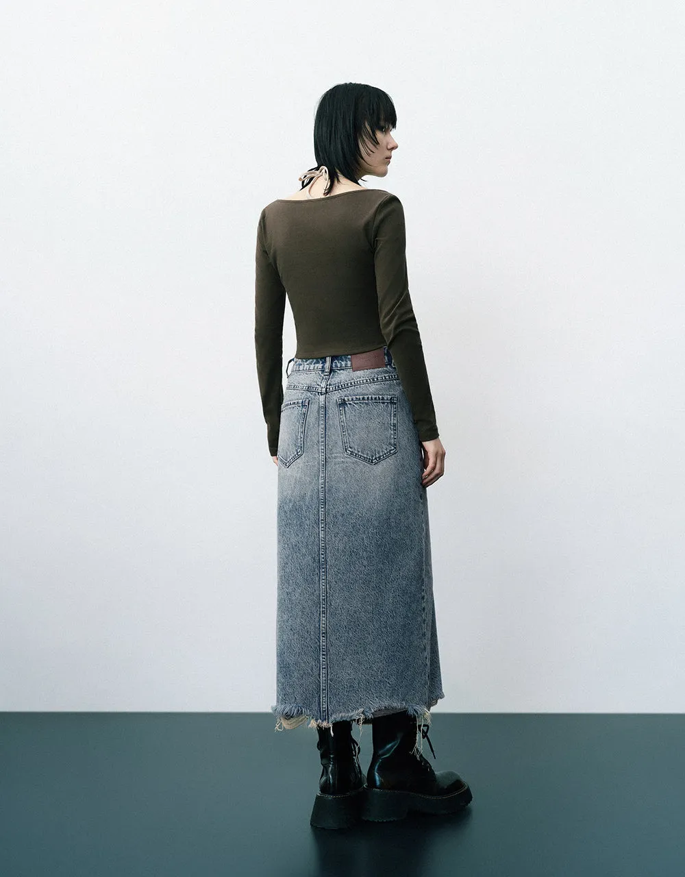 Halter Neck 2 In 1 Skinny T-Shirt sold by Urban Revivo product image thumbnail 5