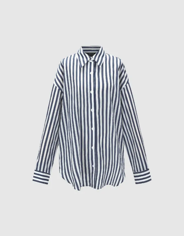 Striped Button Up Shirt sold by Urban Revivo