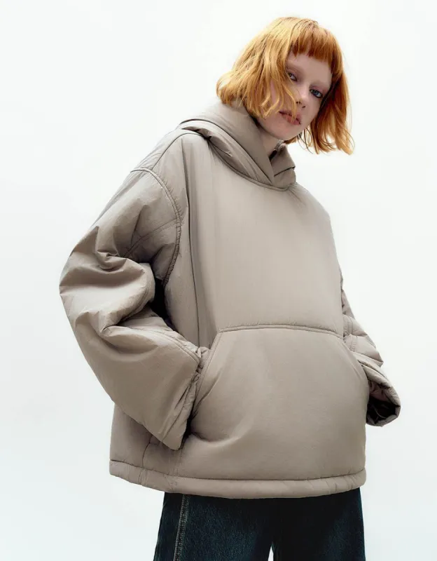 Oversized Crew Neck Padded Coat sold by Urban Revivo