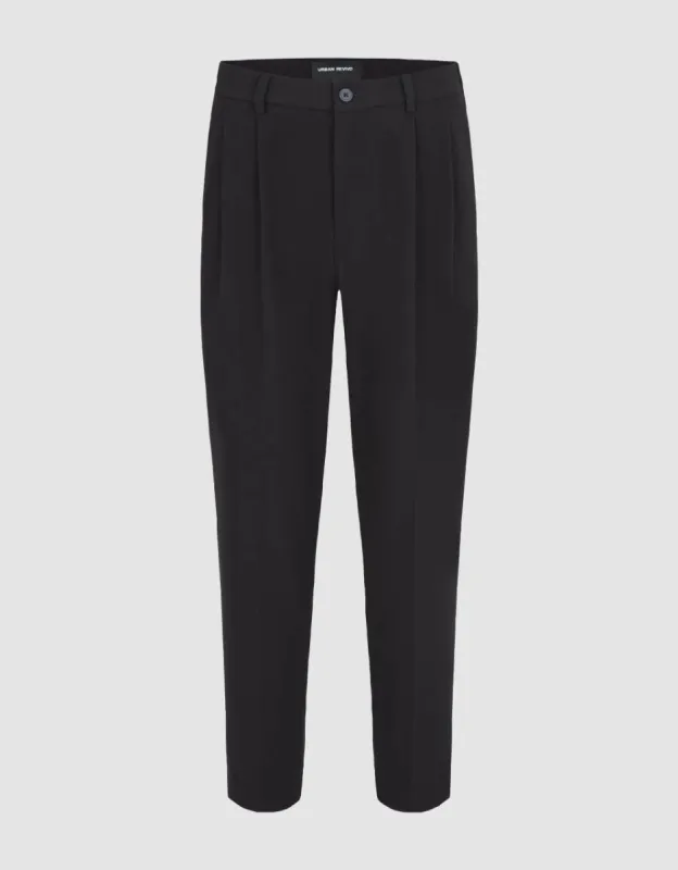 Knitted Carrot Fit Pants sold by Urban Revivo