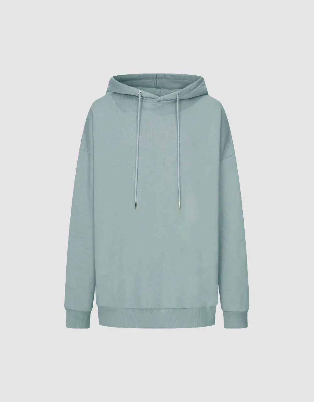 Drop Shoulder Sleeve Hooded Sweatshirt sold by Urban Revivo