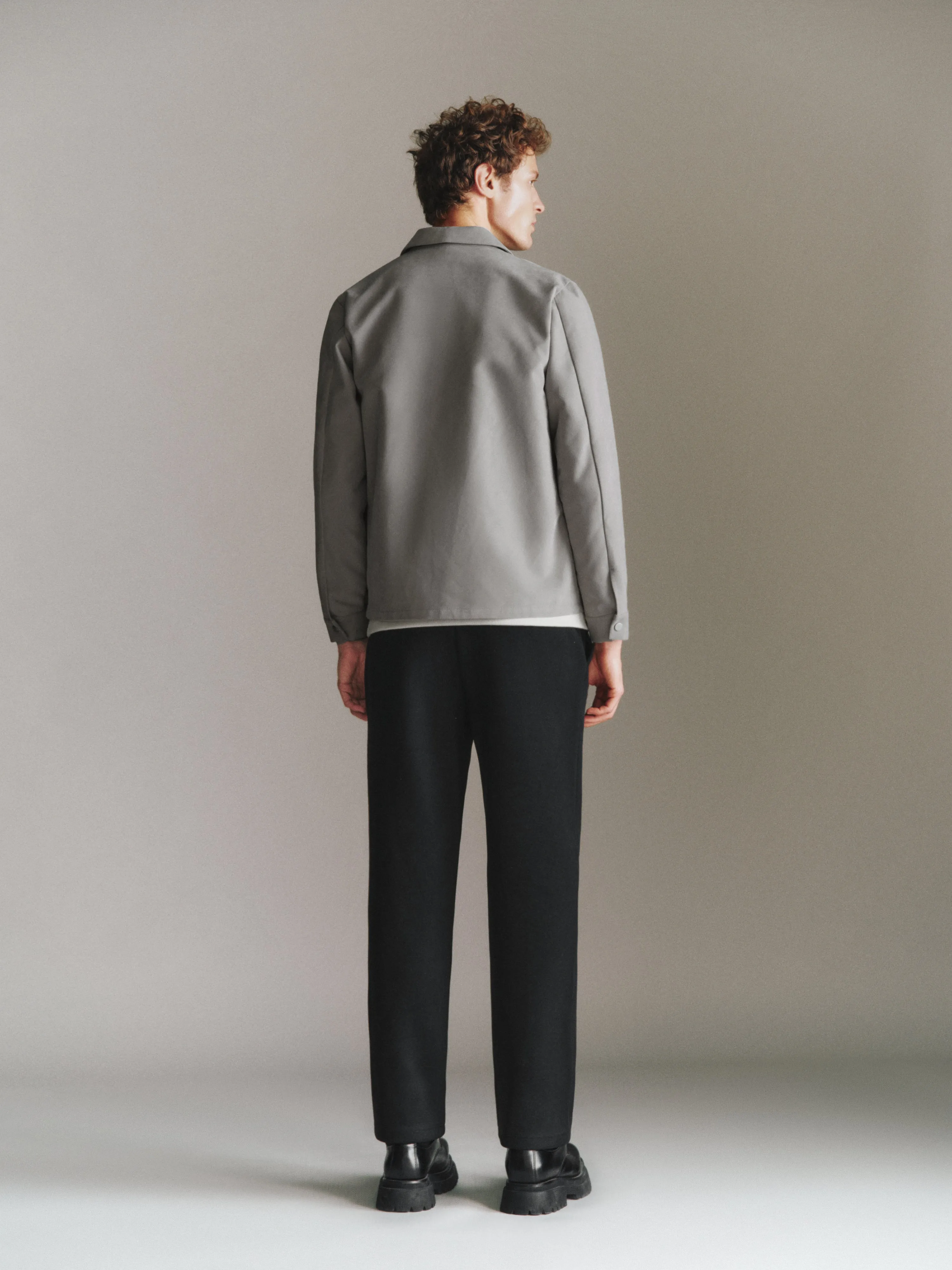 Notch Lapel Straight Jacket sold by Urban Revivo product image thumbnail 4