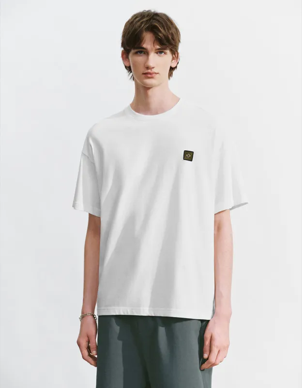 Crew Neck Loose T-Shirt sold by Urban Revivo