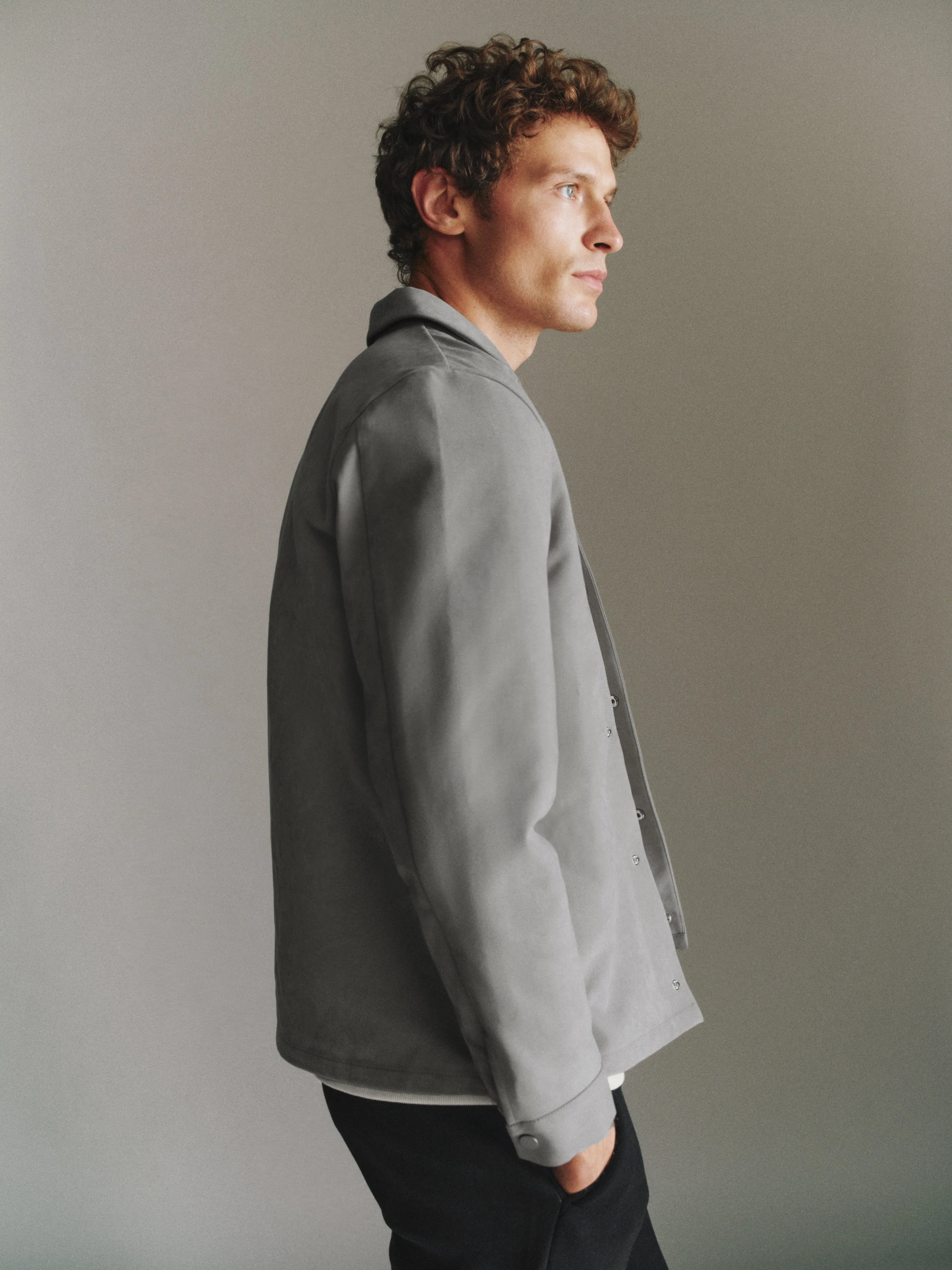 Notch Lapel Straight Jacket sold by Urban Revivo product image thumbnail 3