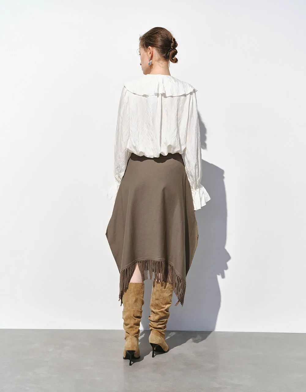 Midi A-Line Skirt With Tassel sold by Urban Revivo product image thumbnail 5
