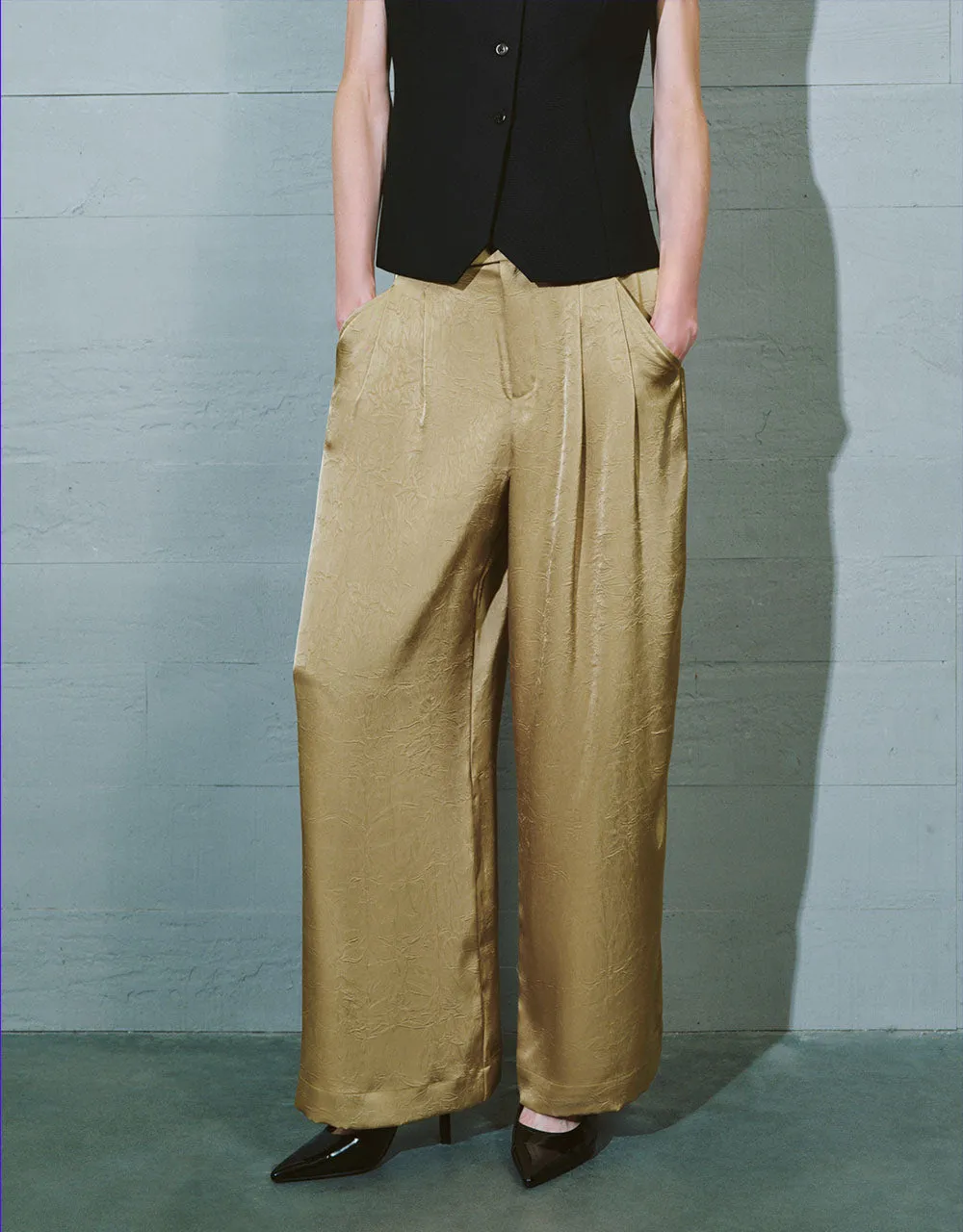 Wide-Leg Pants sold by Urban Revivo product image thumbnail 2