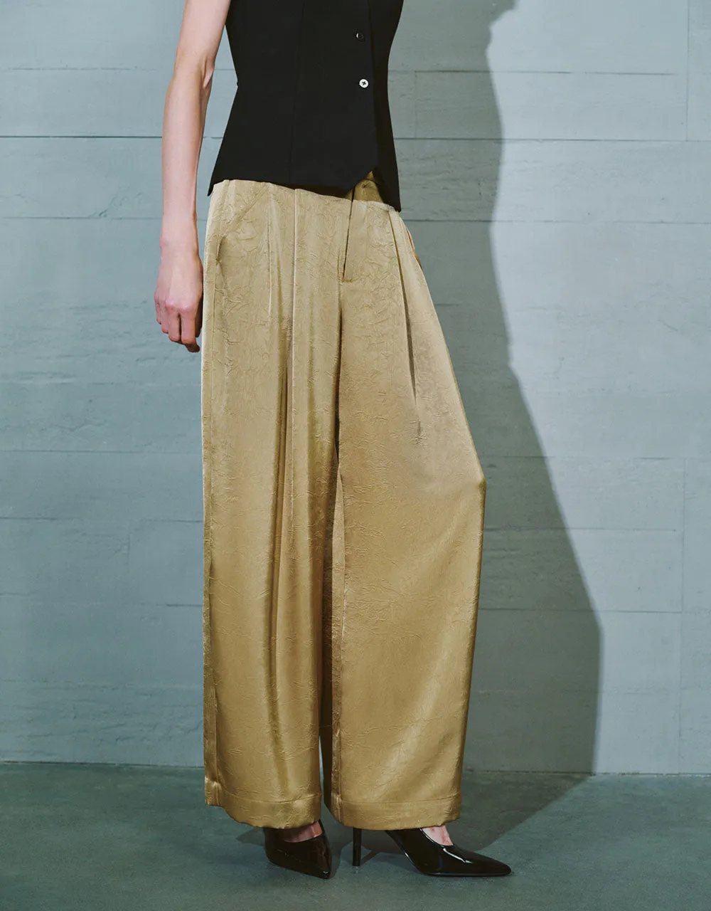 Wide-Leg Pants sold by Urban Revivo product image thumbnail 4
