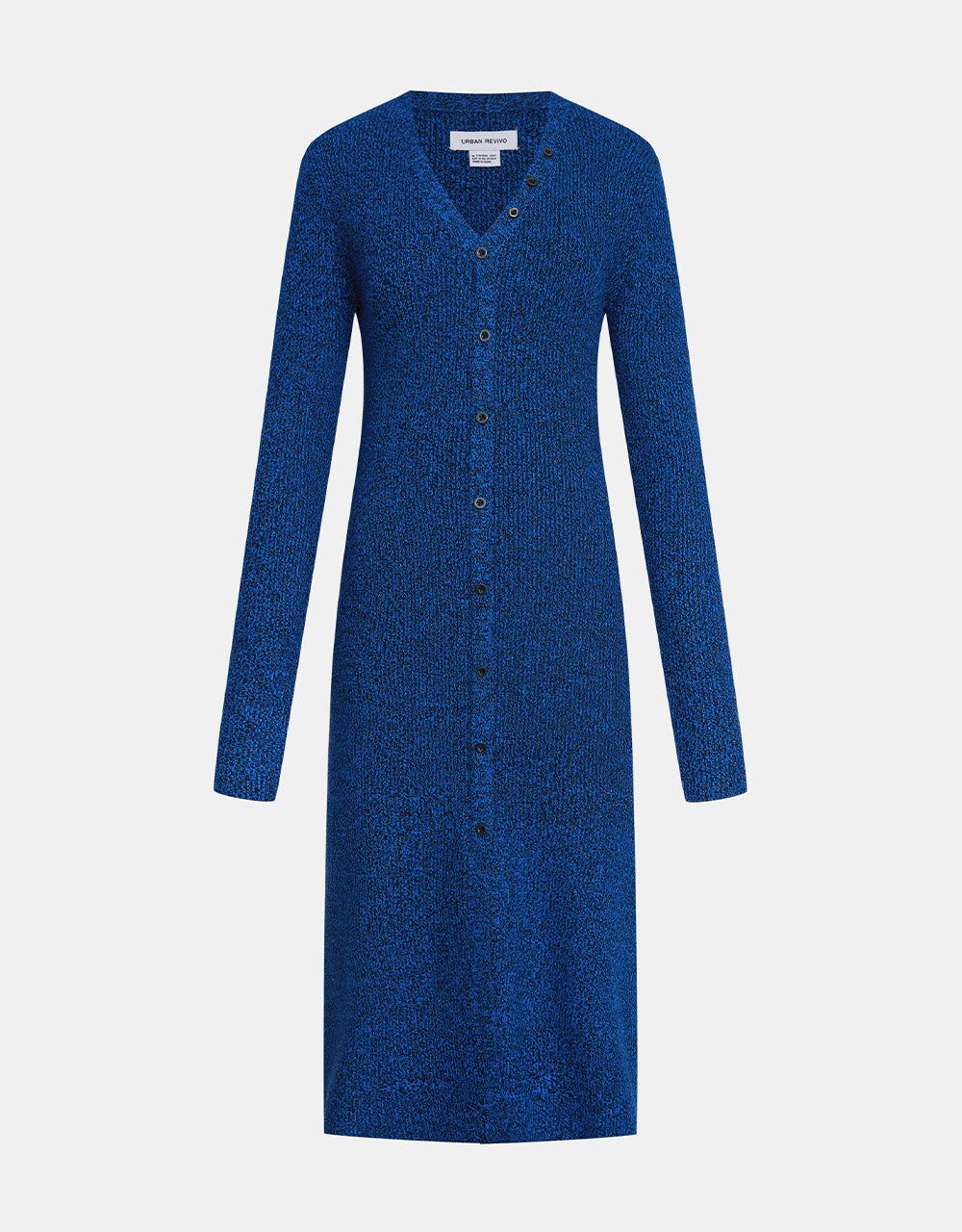 Ribbed Knit Button Up Bodycon Midi Dress sold by Urban Revivo
