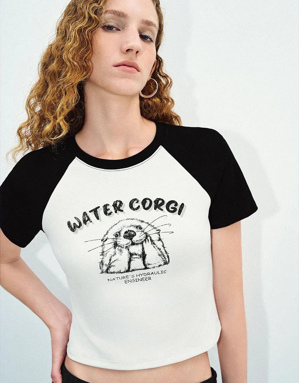 Printed Crew Neck T-Shirt sold by Urban Revivo product image thumbnail 4
