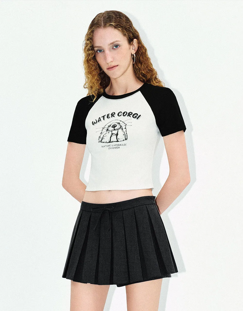 Printed Crew Neck T-Shirt sold by Urban Revivo product image thumbnail 3