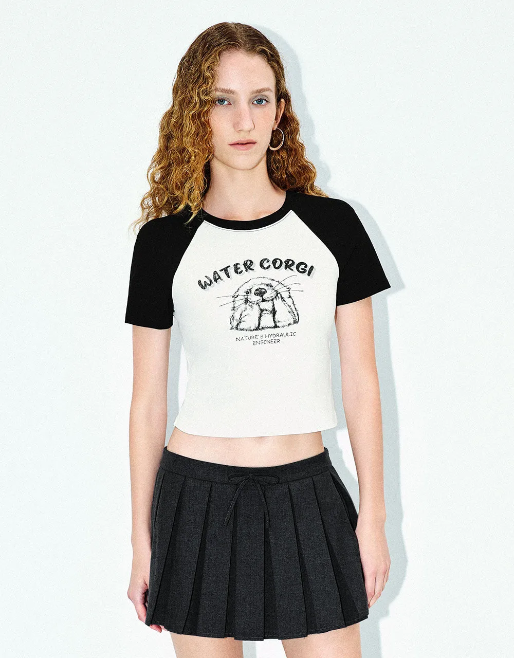 Printed Crew Neck T-Shirt sold by Urban Revivo