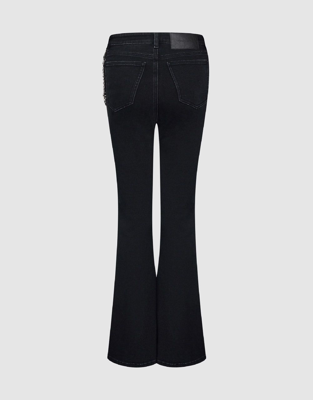 Flare Jeans With Chain Décor sold by Urban Revivo product image thumbnail 3