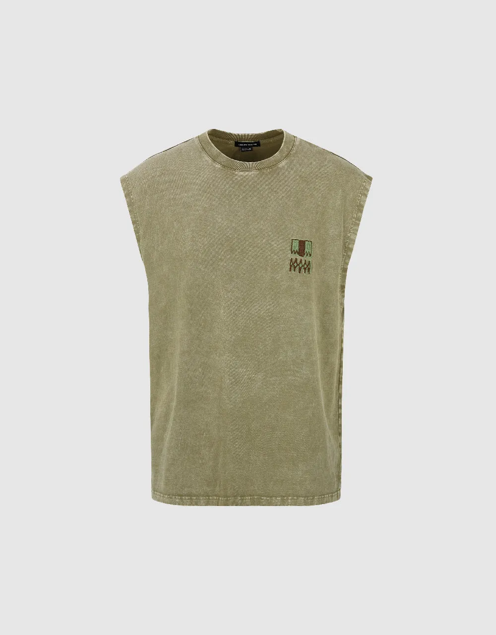 Crew Neck Tank Top sold by Urban Revivo product image thumbnail 2