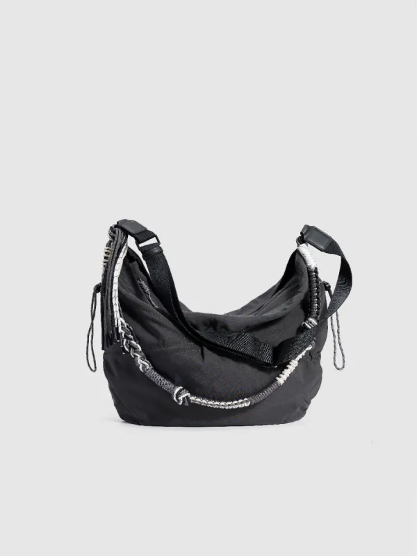 Braided Strap Décor Crossbody Bag sold by Urban Revivo