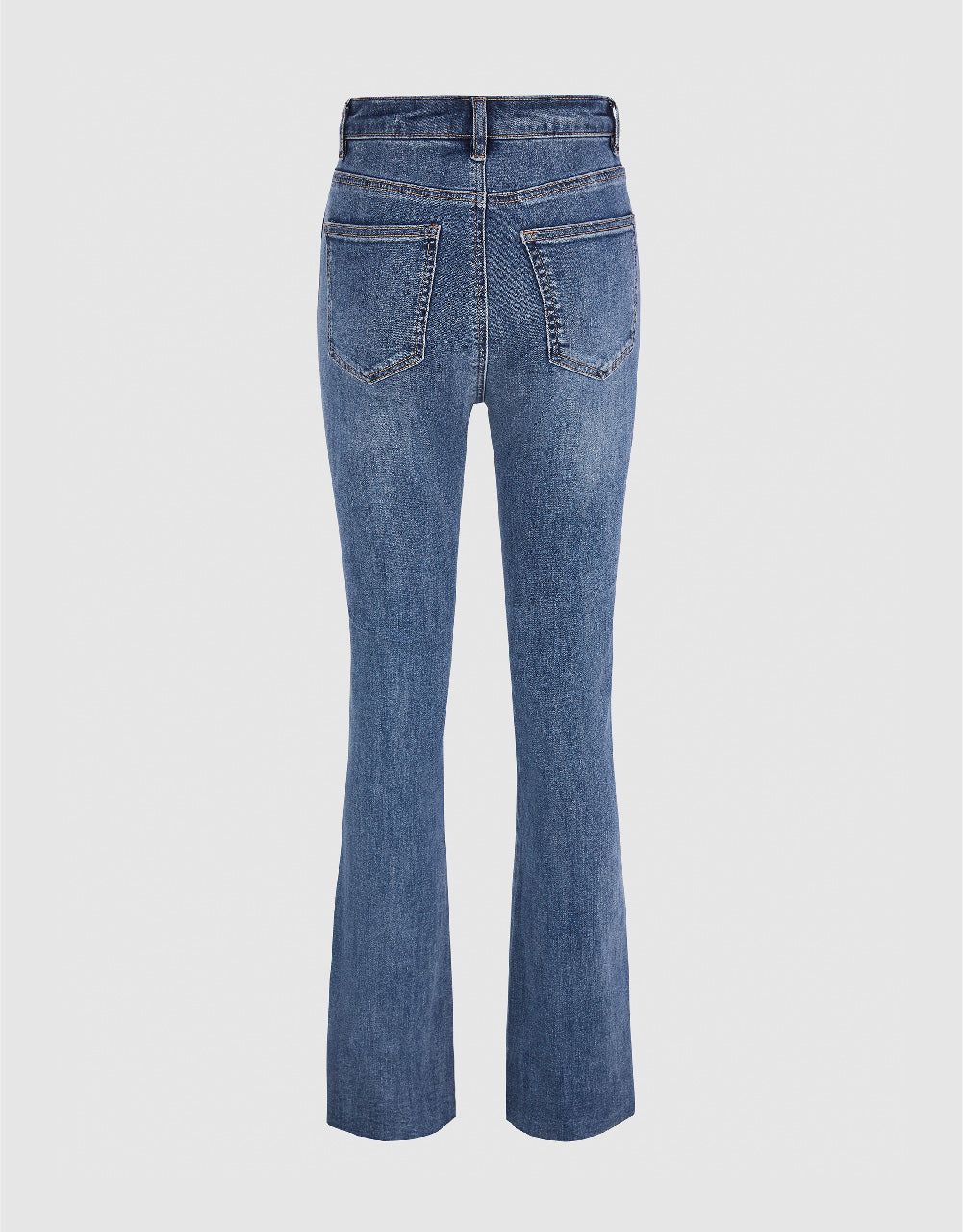 Split Hem Flare Jeans sold by Urban Revivo product image thumbnail 3