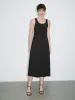 Sleeveless U Neck A-Line Dress sold by Urban Revivo