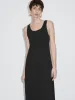 Sleeveless U Neck A-Line Dress sold by Urban Revivo