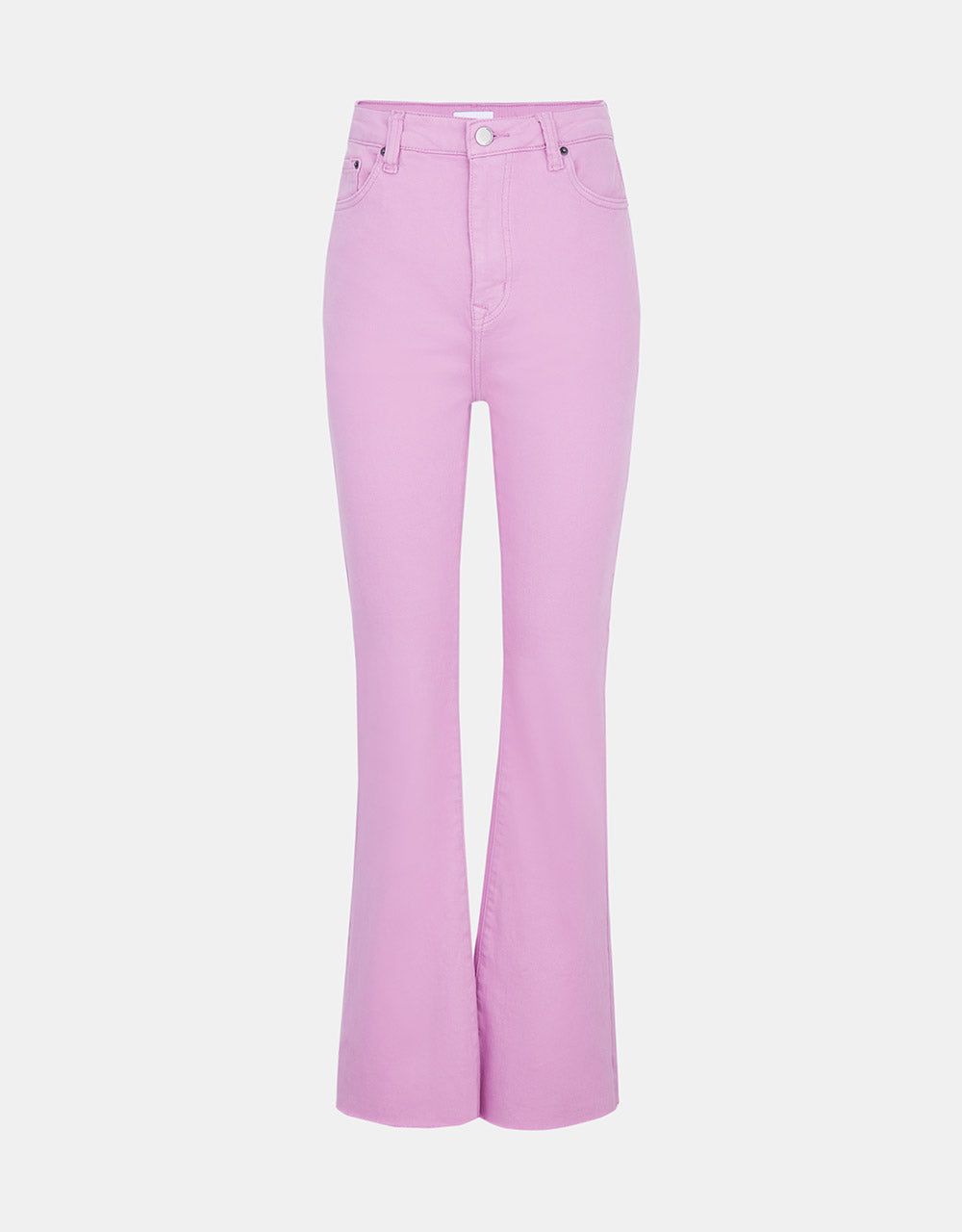 Frayed Hem Flare Jeans sold by Urban Revivo