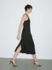 Sleeveless U Neck A-Line Dress sold by Urban Revivo