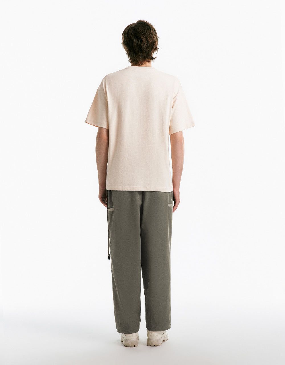 Woven Straight Pants With Pockets sold by Urban Revivo product image thumbnail 5