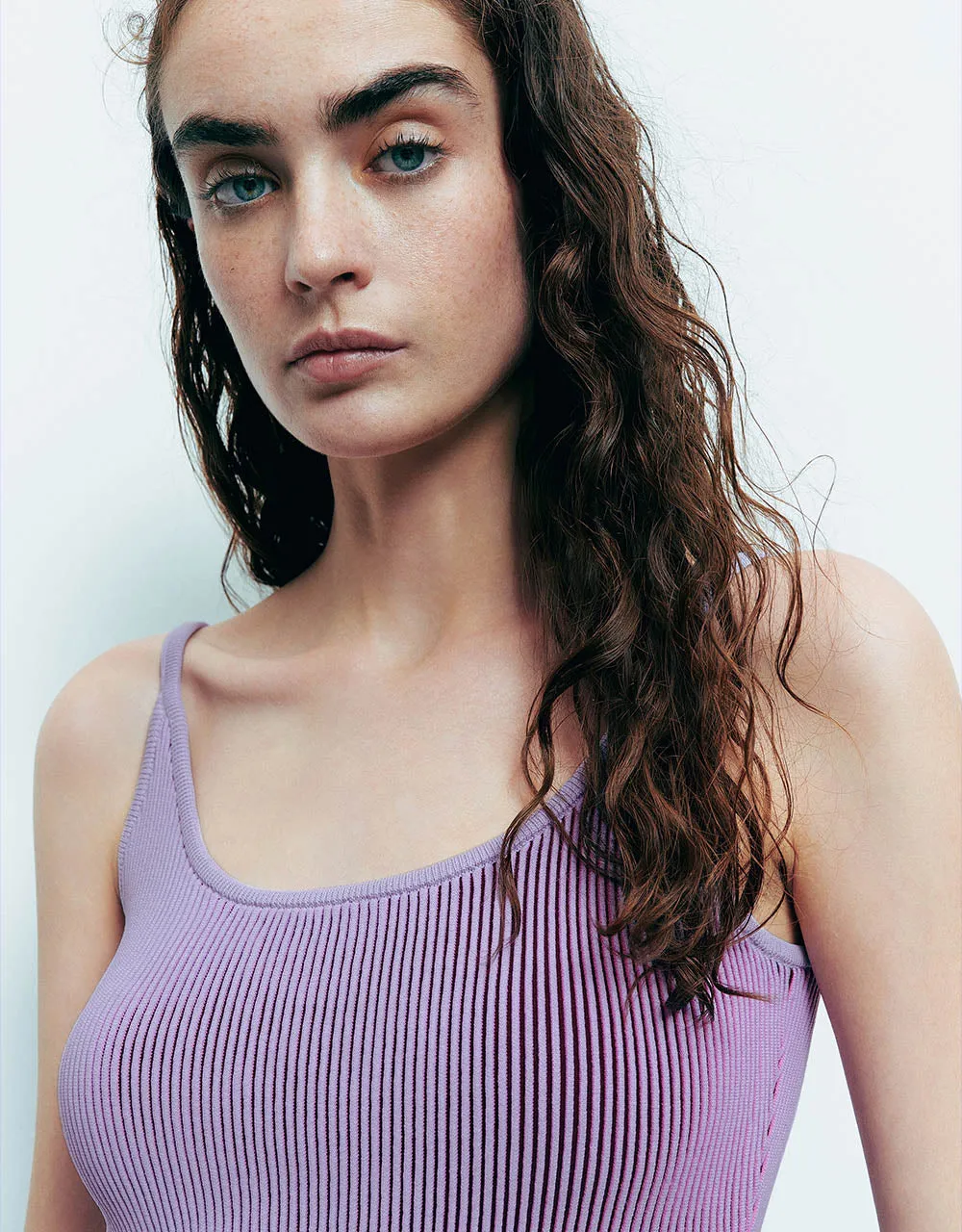 Crew Neck Knitted Cami Top sold by Urban Revivo product image thumbnail 4