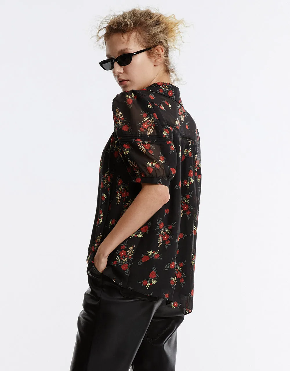 Floral Button Up Shirt sold by Urban Revivo product image thumbnail 3
