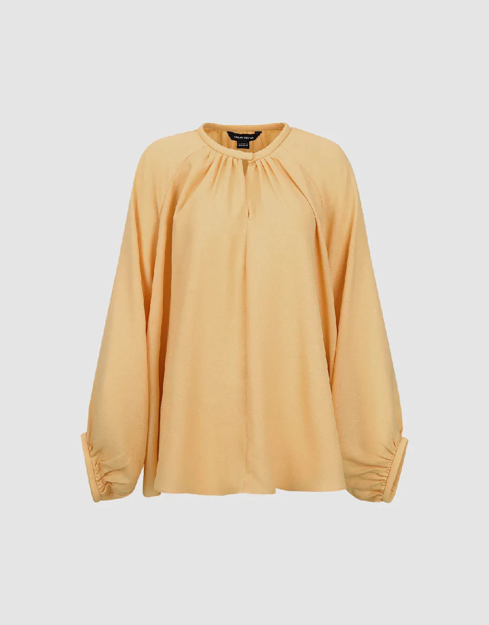 Raglan Sleeve Crew Neck Overhead Shirt sold by Urban Revivo