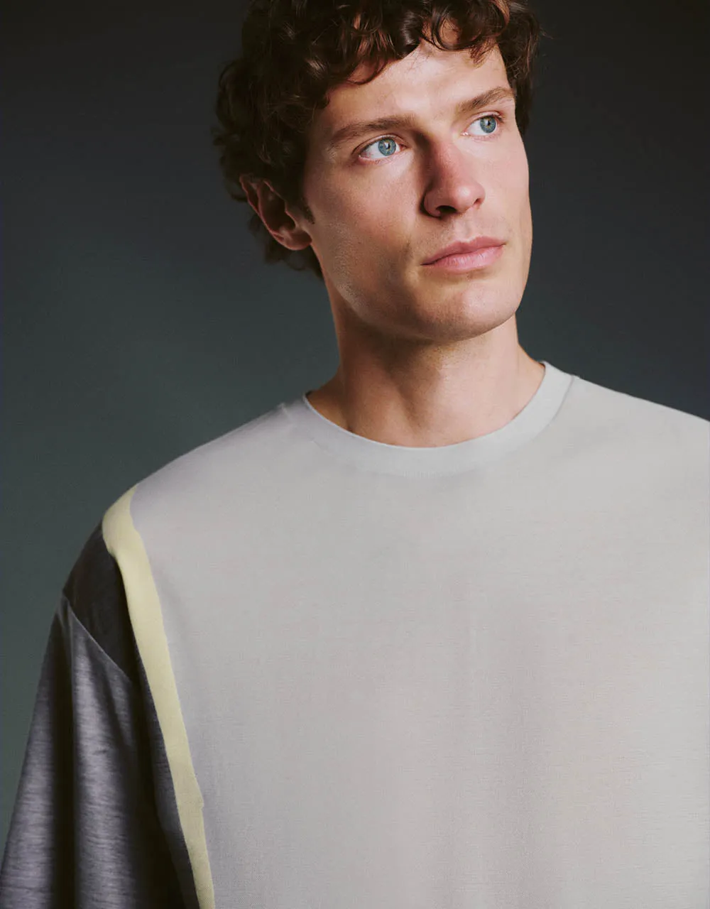 Crew Neck Straight T-Shirt sold by Urban Revivo product image thumbnail 4